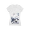 tshirt au v neck T-shirt - Rainy Day (Woman Tee)