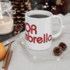 Mugs 11 oz ceramic with amor umbrella logo