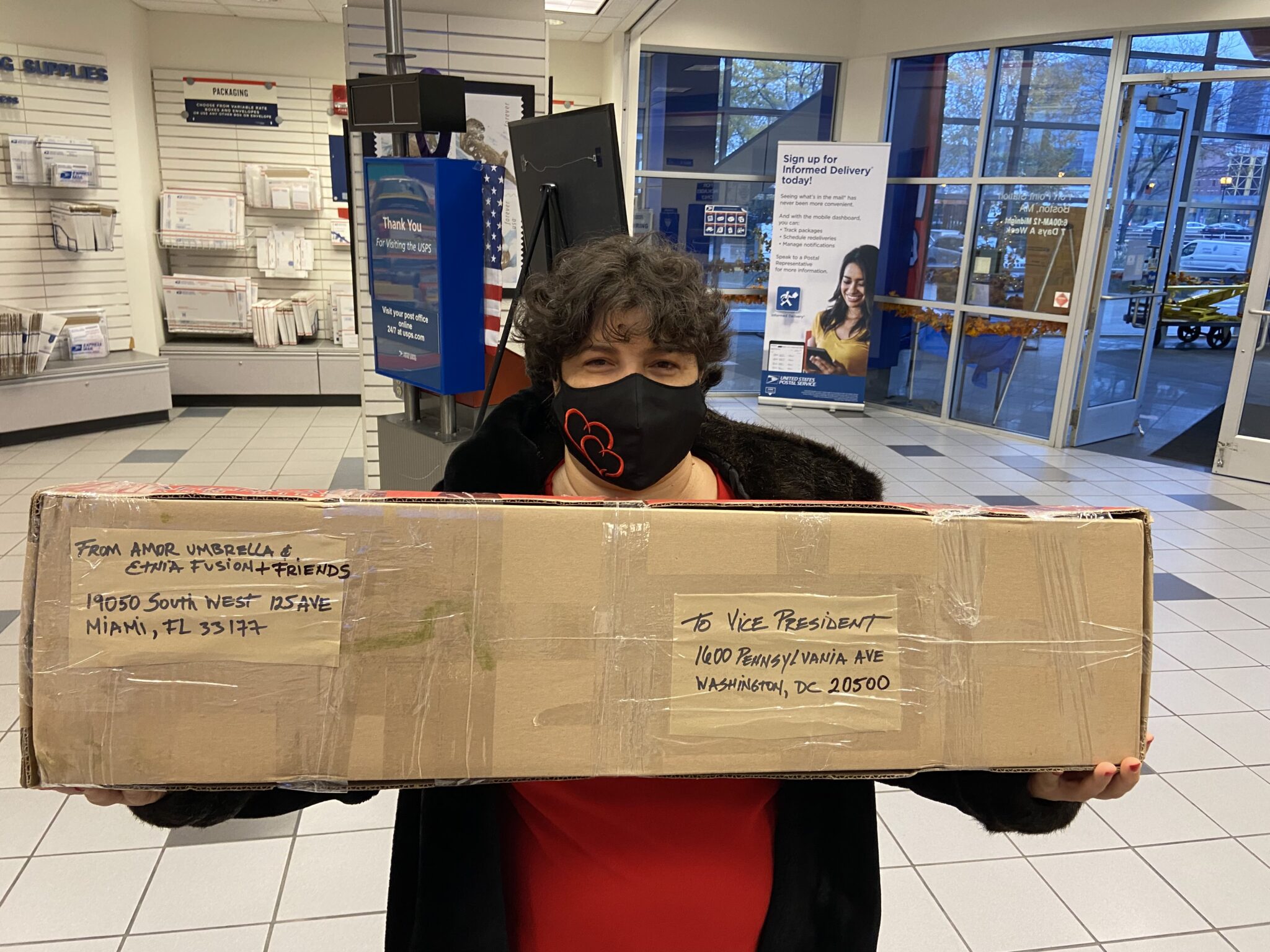 Official mailed package presentation