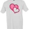 Cute Graphic Heart T-Shirt for Couples & Friends