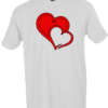 Cute Graphic Heart T-Shirt for Couples & Friends