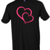 Cute Graphic Heart T-Shirt for Couples & Friends