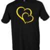 Cute Graphic Heart T-Shirt for Couples & Friends