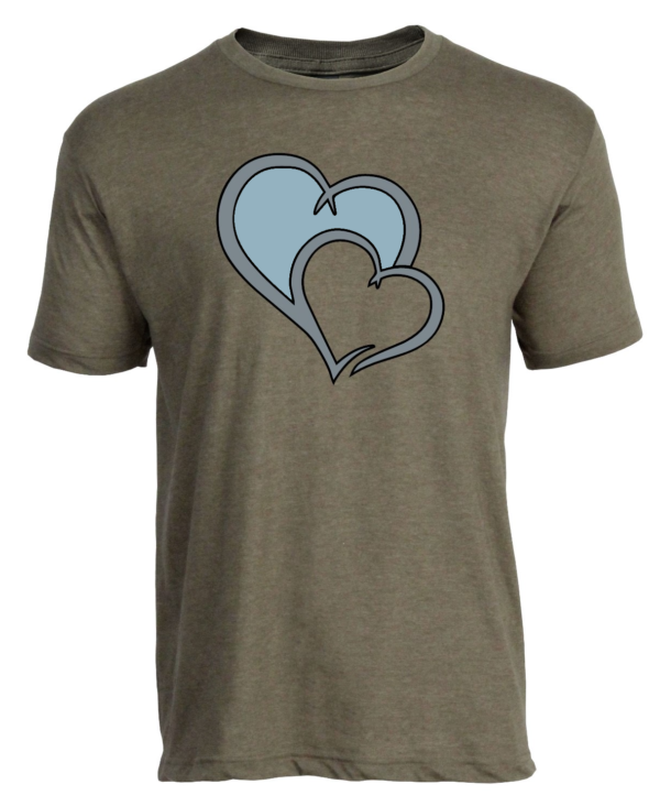 tshirt HEARTS T-shirt with Double Hearts