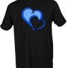 Cute Graphic Heart T-Shirt for Couples & Friends