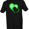 Cute Graphic Heart T-Shirt for Couples & Friends