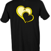 Cute Graphic Heart T-Shirt for Couples & Friends