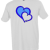Cute Graphic Heart T-Shirt for Couples & Friends