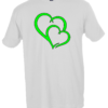 Cute Graphic Heart T-Shirt for Couples & Friends