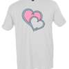 Cute Graphic Heart T-Shirt for Couples & Friends