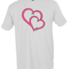 Cute Graphic Heart T-Shirt for Couples & Friends