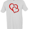 Cute Graphic Heart T-Shirt for Couples & Friends