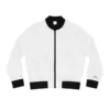 Women's Bomber Jacket with Double Heart Design