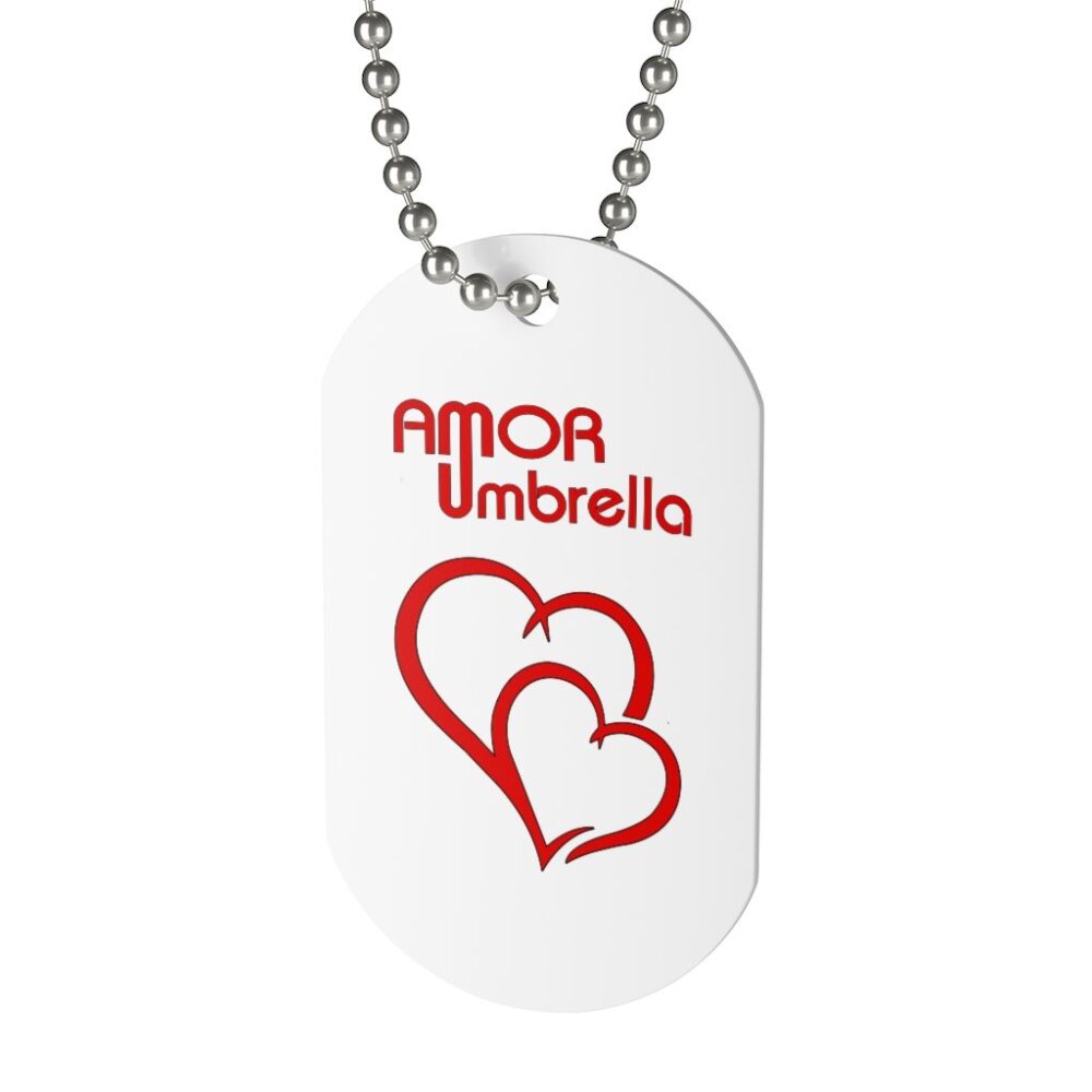 mil dog tag White Military Dog Tags