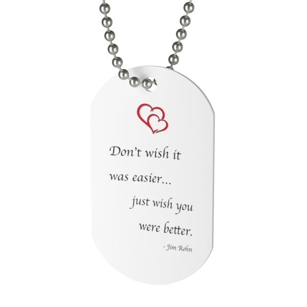 mil dog tag White Military Dog Tags