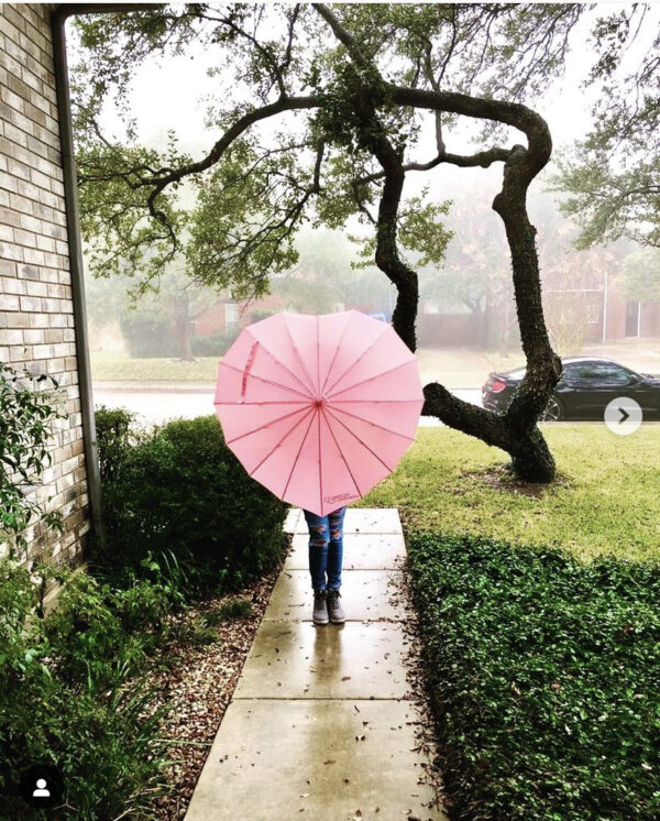 umbrella Pink Africa The Heart Umbrella – A Gift of Love for Every Occasion! ❤️🌧️ Now Available in White, Pink, and Red!