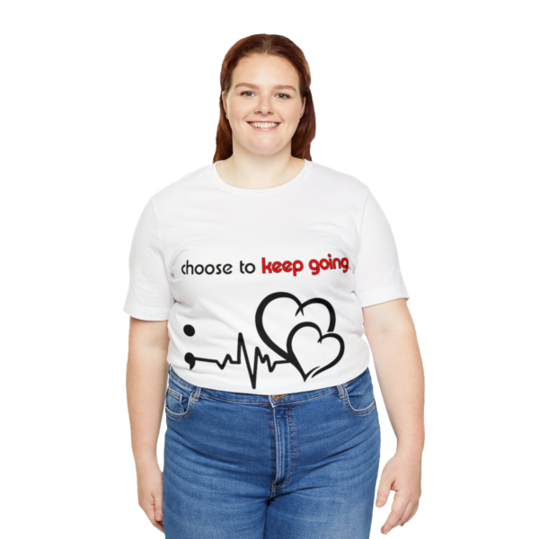 tshirt keep on living Hope & Resilience T-Shirt – “It’s OK to Be OK” Inspirational Awareness Tee