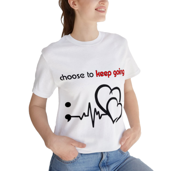 tshirt keep on living Hope & Resilience T-Shirt – “It’s OK to Be OK” Inspirational Awareness Tee