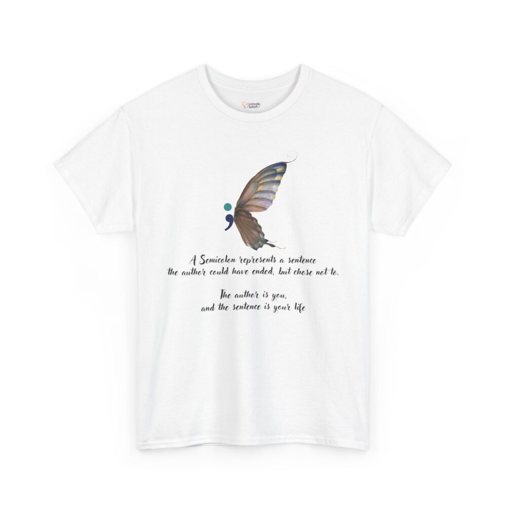 Semicolon Heavy Cotton Tee (Unisex)