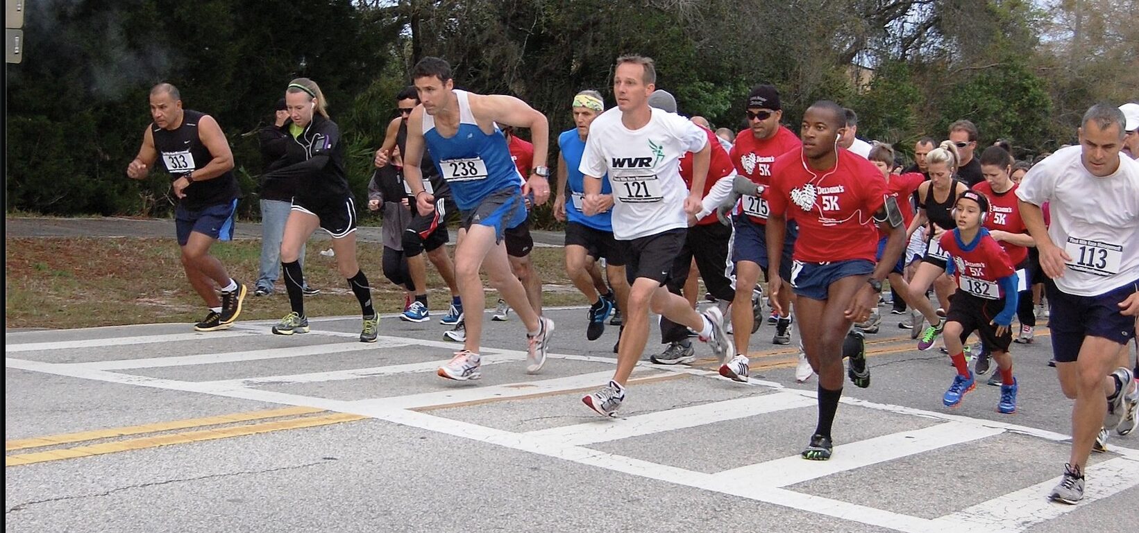 People running together