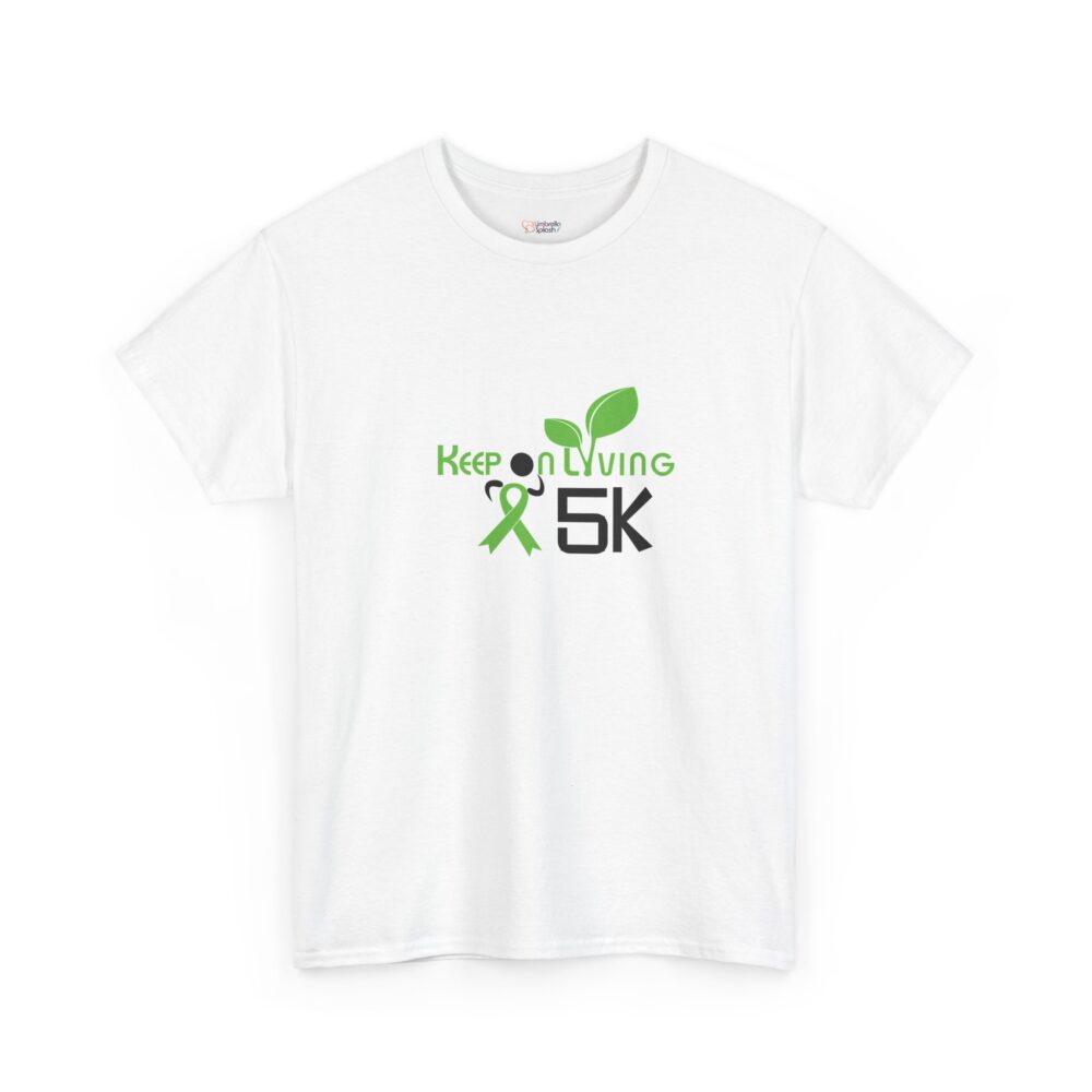 Heavy Cotton Tee (Unisex) 5K Keep On Living (Crew Neck & V-Neck)