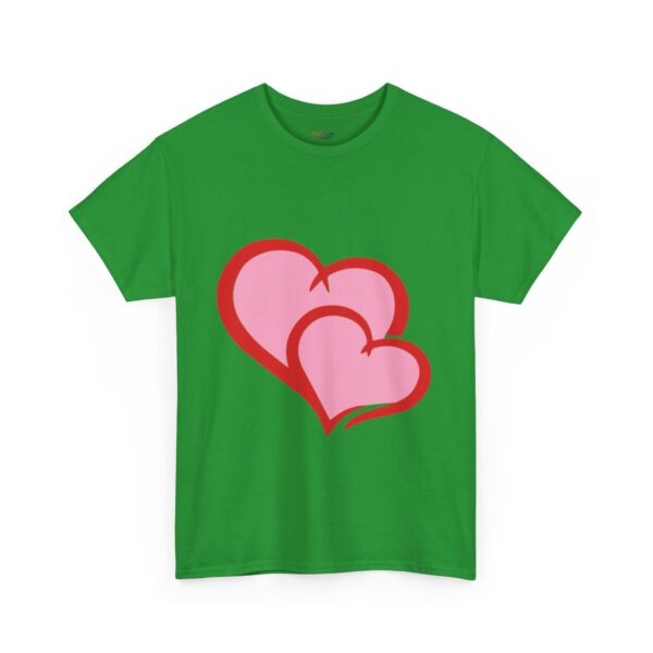 Cute Graphic Heart T-Shirt for Couples & Friends