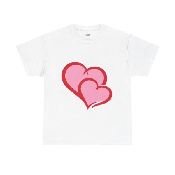Cute Graphic Heart T-Shirt for Couples & Friends