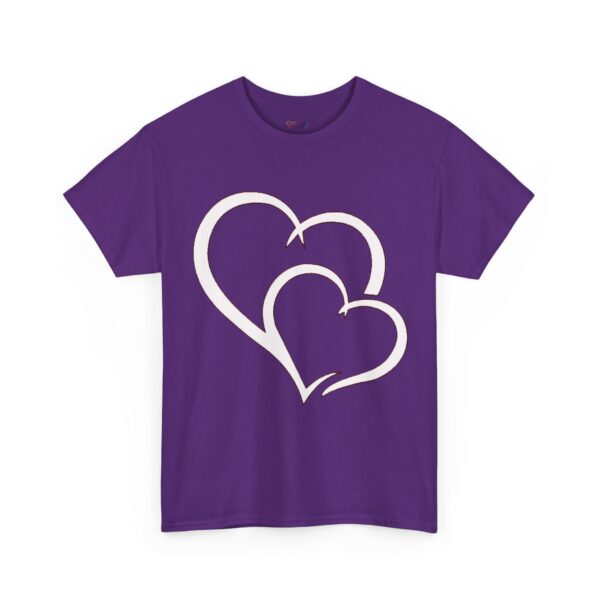 Cute Graphic Heart T-Shirt for Couples & Friends