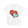 Cute Graphic Heart T-Shirt for Couples & Friends