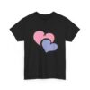 Cute Graphic Heart T-Shirt for Couples & Friends
