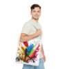 tote bag Colorful Artist Tote Bag Vibrant AOP Design for Art Lovers