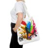 tote bag Colorful Artist Tote Bag Vibrant AOP Design for Art Lovers