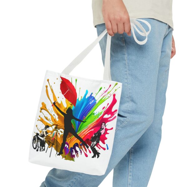 tote bag Colorful Artist Tote Bag Vibrant AOP Design for Art Lovers
