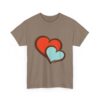 Cute Graphic Heart T-Shirt for Couples & Friends