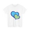 Cute Graphic Heart T-Shirt for Couples & Friends
