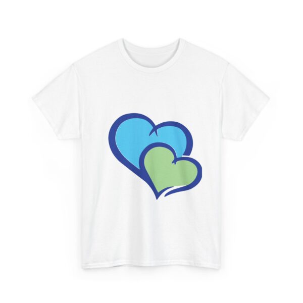 Cute Graphic Heart T-Shirt for Couples & Friends