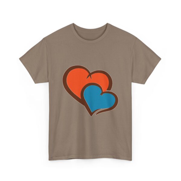 Cute Graphic Heart T-Shirt for Couples & Friends