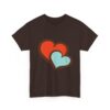 Cute Graphic Heart T-Shirt for Couples & Friends