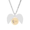 Engravable Hidden Message Heart Necklace — Personalized Secret Message Locket