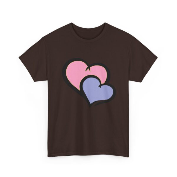 Cute Graphic Heart T-Shirt for Couples & Friends