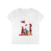 Romantic Proposal V-Neck T-Shirt – mag #11 "Will You" Design