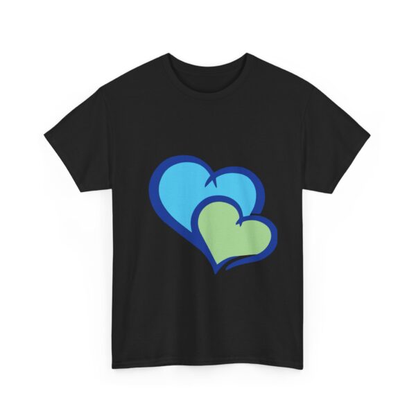 Cute Graphic Heart T-Shirt for Couples & Friends