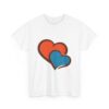 Cute Graphic Heart T-Shirt for Couples & Friends