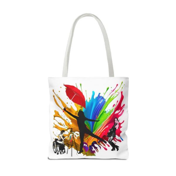 tote bag Colorful Artist Tote Bag Vibrant AOP Design for Art Lovers